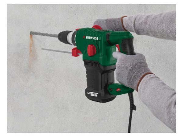 PARKSIDE Fúrókalapács, vésőkalapács és ütvefúró PBH 1550 C1 - Image 2