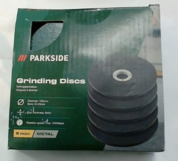 ParkSide Metal Grinding Disc 125 mm x 22 mm fém csiszoló