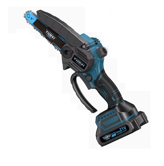 Olcsó akkus kézi láncfűrész, töltővel, akkuval YUNXI 6