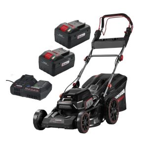 Parkside Performance PPRMA 40-Li C3 fűnyíró 2 darab 8Ah-s Smart akkumulátorral